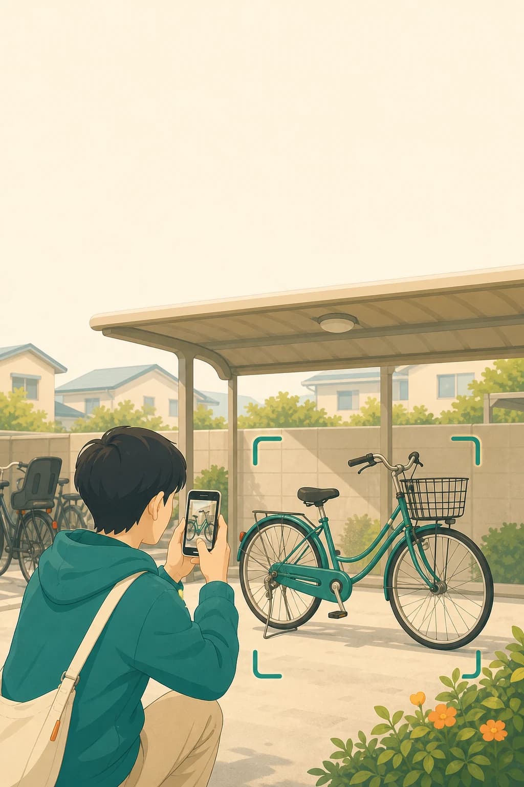 自転車と置き場所を登録
